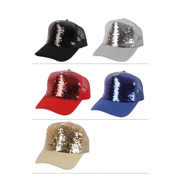 Sublimation Sequin Baseball Cap Custom Baseball Caps With Logo Photo Printing