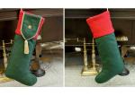 Plain Style Personalized Fashion Gifts Polyester Patchwork Christmas Stocking