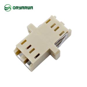 Wholesale Flange LC Duplex Fiber Optic Adapter With Inner Shutter from china suppliers