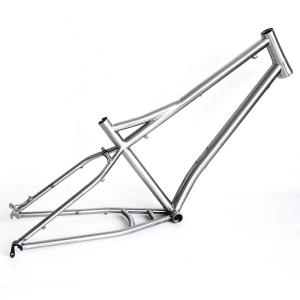 Wholesale 27.7er Titanium Bike Frame MTB Long Tour Travel Fram With 192mm Dropout Distance from china suppliers