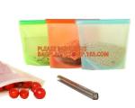 Silicone Food Storage Bag, Reusable Silicone Food Bag For Microwave,Reusable