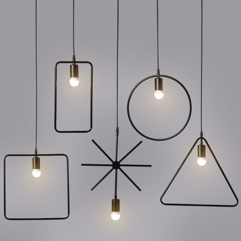 Loft Individual pendant lights For Kitchen Dining room Bar Shop Lighting (WH-VP-29)