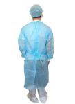 Anti Virus Disposable Isolation Gowns Nonwoven Cloth With Cap One Piece