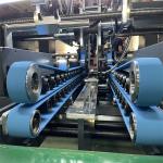 Blue Auto Folder Gluer Machine Vacuum Feeder 1200/Min for Carton Forming