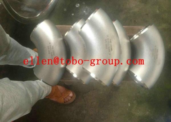 ASTM A815 UNS31803 GR2205 Duplex Stainless Steel Welded Elbow 90deg LR DN600
