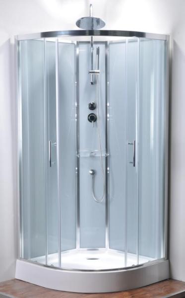 Sliding Door Corner Shower Stall For Star Rated Hotels / Real Estate Property