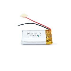 Wholesale High Discharge Rate Battery 3.7V 300mah 602030 Li-Ion Battery Pack Rechargeable High Capacity LiPo Battery Cells from china suppliers