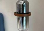 Light luxury simple smoke gray bedside glass small chandelier designer model