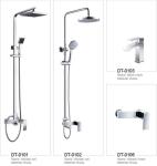 Luxury Golden Brass Bathroom Basin Faucet Single Hole Mount 18L/Min