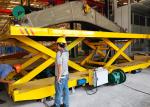 Hydraulic Industrial Sliding Line Electrically Powered Transfer Car with Upender