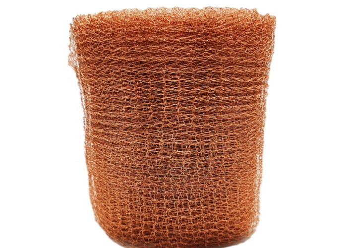 ODM Dust Removal Knitted Copper Wire Mesh For Oil Gas Separation
