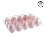 Vacuum Formed 30 Egg Storage Trays Disposable Transparent PET Plastic Containers