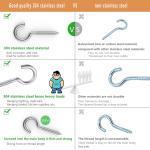 Galvanized Finish Screws Eye Bolt for Durable and Long-Lasting Wood Connections