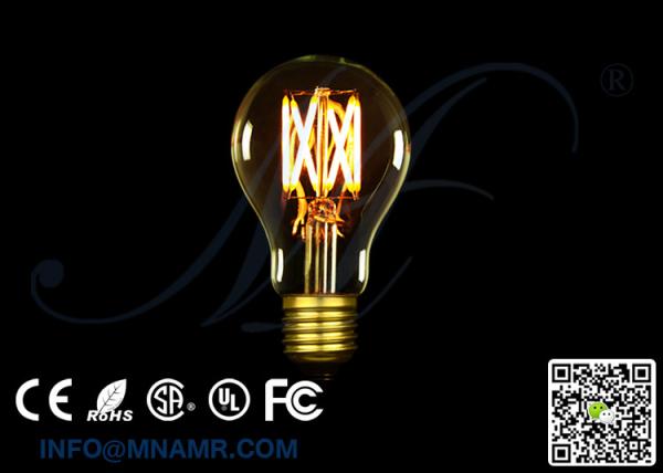 6W A19 LED Edison Bulb for Vintage Wrought Iron Light Loft Style Creative
