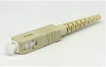 SC Simplex Fiber Optic Connectors 2.0mm Boot Ceramic Ferrule