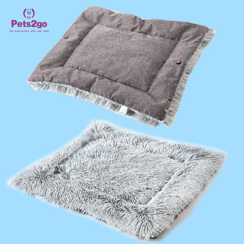 Pets2go Comfortable 61X51cm Pet Linen Plush Mats