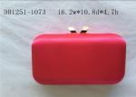 Rectangle Shape Satin Clutch Bag Multi Color And Magnet Closure