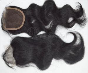 Wholesale 1B# Silky Swiss Lace Top Closure , Girls Full Head Human Hair Clip In from china suppliers