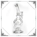 11 inches Honeycomb Jet Perc Smoking Water Pipes Hookah Eggosphere