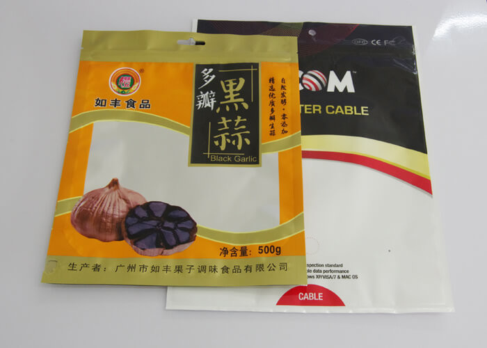 Food Grade Packaging Blank Stand Up Pouches / PE 3 Side Seal Pouch
