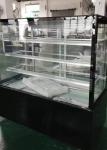 Sliding Glass Marble Base Cake Display Chiller With Heater Defrost