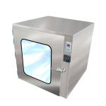 Thru / Delivery Air Shower Pass Box 304 Stainless Steel With Fingerprint Unlock