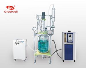 China Hot sale 20L Cylindrical glass reactor with variable frequency speed control GR-20 on sale