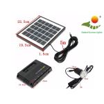 Outdoor Lighting Solar Light Kits With 3 PCS LED Bulbs