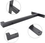 Customized Industrial Floating Shelf Bracket Wall Mounted Metal Shelving