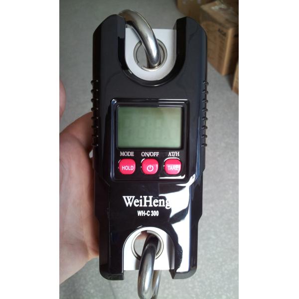 Mini Crane Scale 300kg / 660lbs Industrial Hook With 2 * AAA Batteries Power