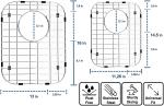 Brushed 304 Stainless Steel Protectors For Kitchen Sink Bottom Grids