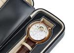 TW-033 Pu Mens Leather Watch Box For Wristwatch , Leather Watch Case
