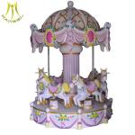 Hansel mini fairground rides small carousel for sale in amusement mall