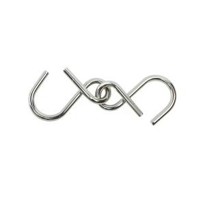 Wholesale Wholesale Puzzle Rings Solution Metal spring Brain Teasers Link Unlock wire forming from china suppliers