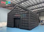 Large Black Inflatable Cube Disco Tent Inflatable Disco Marquee Tent For Wedding