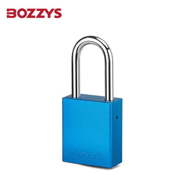 Safety Lockout Solid Aluminum Padlock With Automatic Popup Hardened Steel