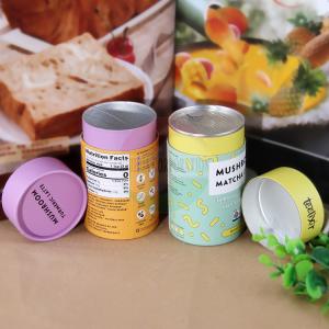 Wholesale Easy Open End Lid 150mm Paper Tube Box For Tea Custom Logo Printing from china suppliers