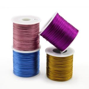 Wholesale 1mm 1.5mm 2mm Nylon String Cord Woven Craft String for Chinese Knot Tassel Accessories from china suppliers
