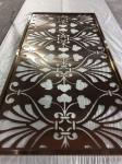 Bronze Stainless Steel Partition For Hotels/Villa/Lobby Interior Decoration