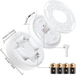 Ultra Bright 80LED 300LM Battery Operated Motion Sensor Light