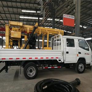 Wholesale Car Mounted Hydraulic Water Well Drilling Rig 200M Intake Well Drilling Rig from china suppliers