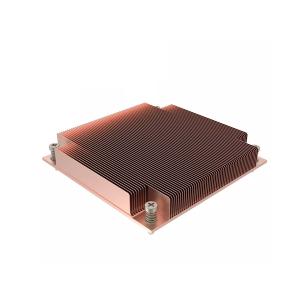 Wholesale CNC Machining Brass CNC Parts Skived Fin Heat Sink OEM ODM from china suppliers