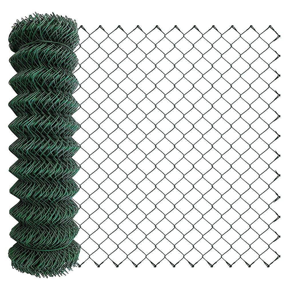 Powder Coated Angle Post Chain Link Fence Waterproof