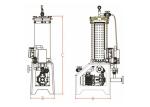 FRPP Chemical Filtration Systems / bag filter machine for petrochemical 150L /