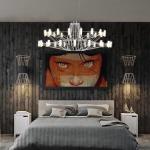 Nordic design Led Chandelie three-story Coppelia modern led chandeliers(WH-MI-91
