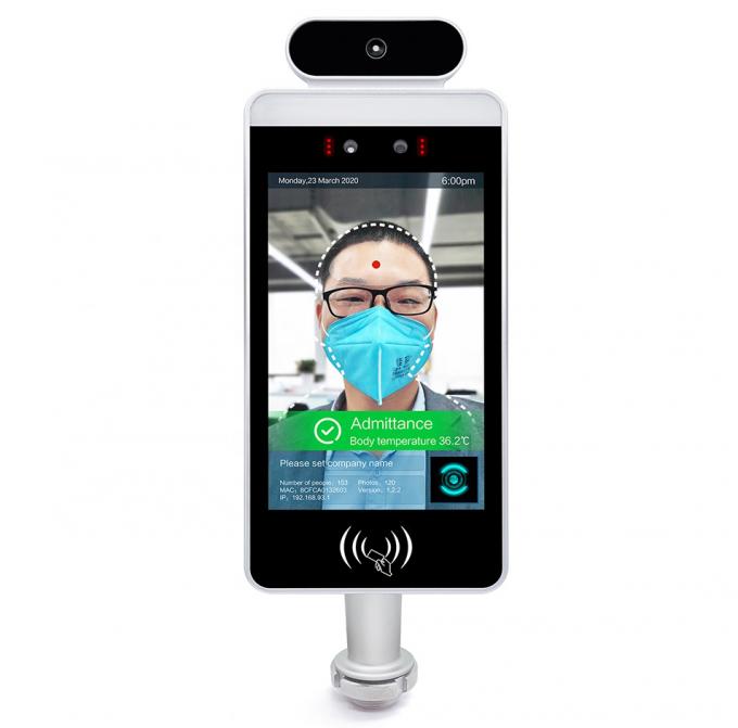 8 Inch Android Facial Recognition Turnstile EU Green QR Code Reader 1