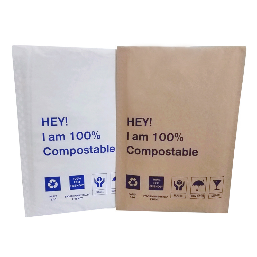 OEM Compostable Kraft Paper Honeycomb Padded Envelopes