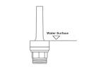 Single Shooting Musical Water Fountain Nozzles