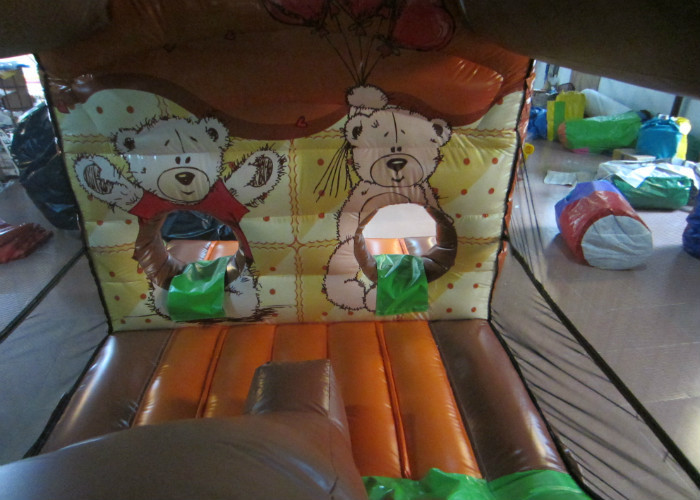 Lovely Obstacle Course Bounce House , Kids Inflatable Obstacle Course 3 X 9x 3m