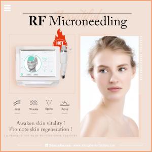 Wholesale Fine Needle RF Microneedling Machine Titanium Alloy 2~4Mhz Gold Plating from china suppliers